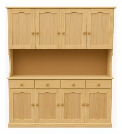 Alacena De Madera Cocina Muebles 8 Puertas