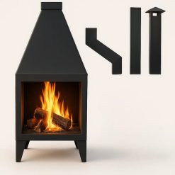 Estufas De Chapa Frontal Con Caños Incluidos