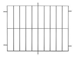 Reja De Hierro De 12mm Para Ventana 100 X 80