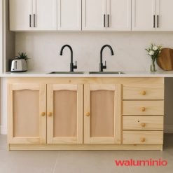 Mueble Bajo Mesada De Madera Cocina Color Blanco