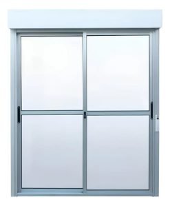 Puerta Corrediza Waluminio Monoblock Aluminio 150x200 Cm.