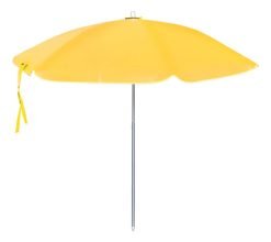 Sombrilla Playa Botafogo Premium 1.40 Metros Aluminio Pvc Reclinable Uv Amarillo Liso