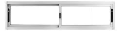 Ventana Aluminio Corrediza 150x40 Waluminio