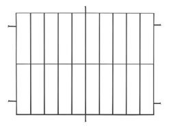 Reja Para Ventana 120 X 100 Hierro Varilla 12mm Color Negro Waluminio