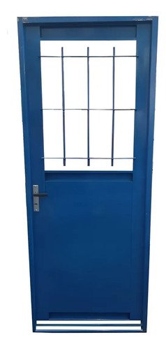 Puerta Waluminio Económica 82x202 Cm Pintada