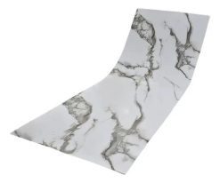 Rollo Autoadhesivo 3m X 1.22m Blanco Mármol Paredes Muebles