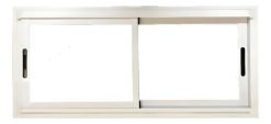 Ventanas Aluminio Corrediza 100 X 40 Waluminio Ad309 Color Plateado