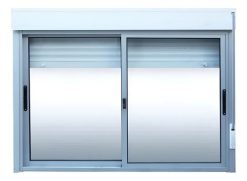 Ventanas Aluminio Corrediza Persiana Pvc 1.0 X 1.0 Serie 20