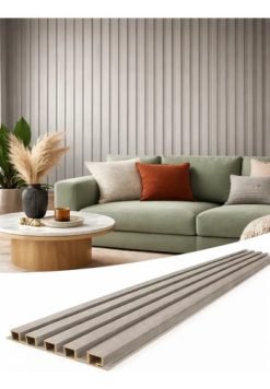 Placa Wpc Interior 2.90m Revestimiento Pared Pack X10