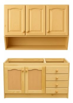 Mueble Bajo Mesada De Cocina Con Aereo De Madera