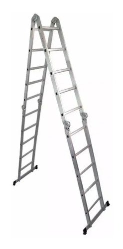 Escaleras Aluminio Plegable Multifuncion 5.5m 20 Escalones