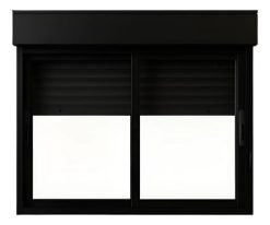 Ventana Aluminio 150x120 Con Cortina De Aluminio