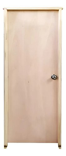 Puerta Interior Waluminio Madera Natural 75x205 Cm
