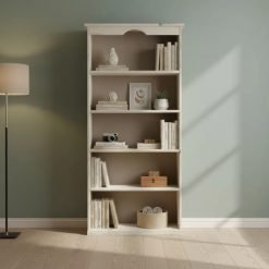 Mueble Biblioteca Multiuso De Madera Maciza Con Estantes