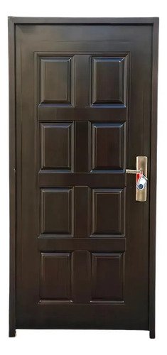 Waluminio Puerta Exterior Color Marron