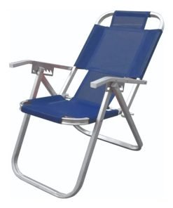Silla Playa Reposera Aluminio Ipanema Alta Reforzada Color Violeta