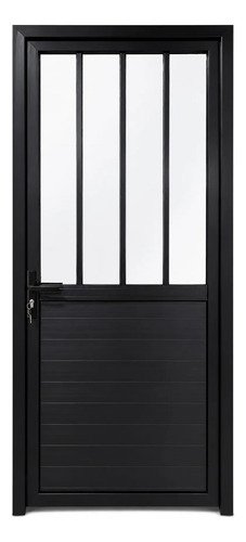 Puerta Aluminio Exterior Vidrio Reversible