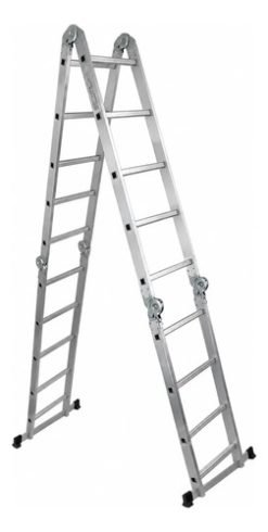 Escalera Plegable Multipropósito Waluminio 20 Escalones