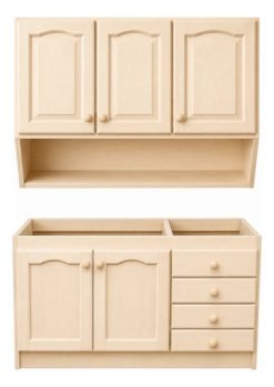 Mueble Bajo Mesada De Cocina Con Aereo De Madera