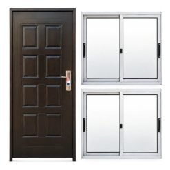 Ventanas Kit X2 120x100 + Puerta Exterior Doble Chapa